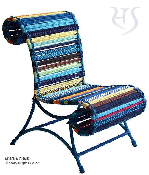 Athena Chair - Stary Nights from Sahil & Sarthak